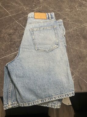 Zara Light Blue Men’s Jean Shorts